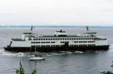 Auto ferry boat in Puget Sound